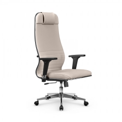 Кресло руководителя Metta L 1m 38К2/2D Infinity Easy Clean MPES Комплект 5 Светло-бежевое