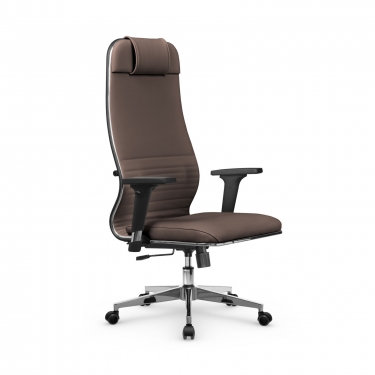 Кресло руководителя Метта Metta L 1m 38К2/2D Infinity Easy Clean MPES Комплект 5 Светло-коричневое