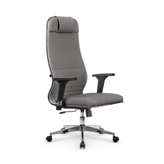 Кресло руководителя Metta L 1m 38К2/2D Infinity Easy Clean MPES Комплект 5 Серое