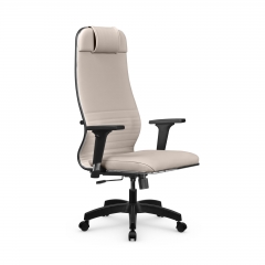 Кресло руководителя Metta L 1m 38К2/2D Infinity Easy Clean MPES Комплект 6 Светло-бежевое