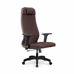 Кресло руководителя Metta L 1m 38К2/2D Infinity Easy Clean MPES Комплект 6 Темно-коричневое