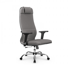 Кресло руководителя Metta L 1m 38К2/2D Infinity Easy Clean MPES Комплект 7 Серое