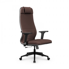 Кресло руководителя Metta L 1m 38К2/2D Infinity Easy Clean MPES Комплект 8 Темно-коричневое