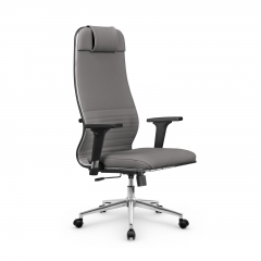 Кресло руководителя Metta L 1m 38К2/2D Infinity Easy Clean MPES Комплект 9 Серое