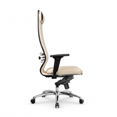 Кресло руководителя Метта Мetta L 1m 40M/2D Infinity Easy Clean MPES Комплект 1 Молочное