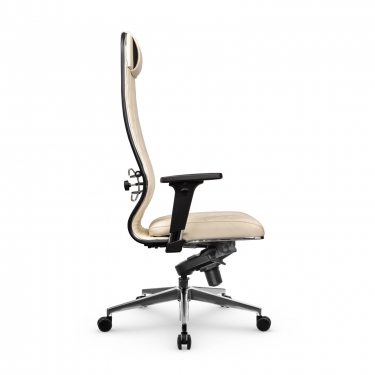 Кресло руководителя Метта Мetta L 1m 40M/2D Infinity Easy Clean MPES Комплект 2 Молочное