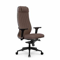 Кресло руководителя Мetta L 1m 40M/2D Infinity Easy Clean MPES Комплект 4 Светло-коричневое