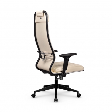 Кресло руководителя Метта Мetta L 1m 40M/2D Infinity Easy Clean MPES Комплект 8 Молочное