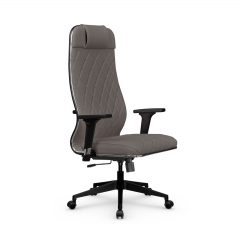 Кресло руководителя Мetta L 1m 40M/2D Infinity Easy Clean MPES Комплект 8 Серое