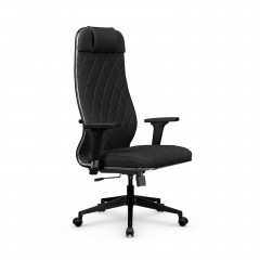 Кресло руководителя Мetta L 1m 40M/2D Infinity Easy Clean MPES Комплект 8 Черное