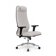 Кресло руководителя Мetta L 1m 40M/2D Infinity Easy Clean MPES Комплект 10 Белое