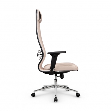 Кресло руководителя Метта Мetta L 1m 40M/2D Infinity Easy Clean MPES Комплект 10 Светло-бежевое