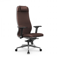 Кресло руководителя Мetta L 1m 38K2/4D Infinity Easy Clean MPES Комплект 2 Темно-коричневое