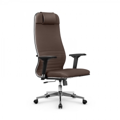 Кресло руководителя Мetta L 1m 38K2/4D Infinity Easy Clean MPES Комплект 5 Светло-коричневое
