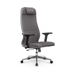 Кресло руководителя Мetta L 1m 38K2/4D Infinity Easy Clean MPES Комплект 5 Серое