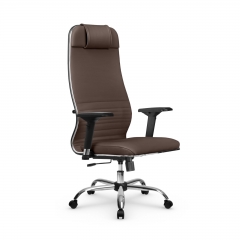 Кресло руководителя Мetta L 1m 38K2/4D Infinity Easy Clean MPES Комплект 7 Светло-коричневое