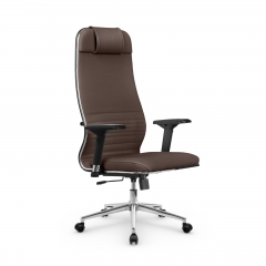 Кресло руководителя Мetta L 1m 38K2/4D Infinity Easy Clean MPES Комплект 9 Светло-коричневое