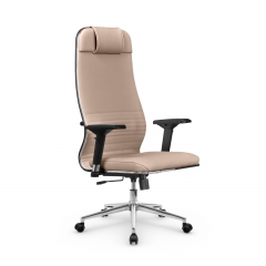 Кресло руководителя Мetta L 1m 38K2/4D Infinity Easy Clean MPES Комплект 9 Темно-бежевое