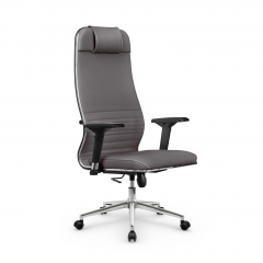 Кресло руководителя Мetta L 1m 38K2/4D Infinity Easy Clean MPES Комплект 10 Серое