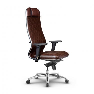 Кресло руководителя Метта Metta L 1m 40M/2D Комплект 1 Темно-коричневое