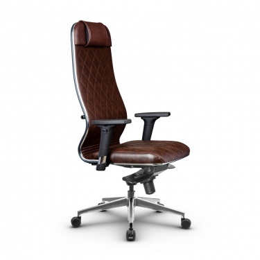 Кресло руководителя Метта Metta L 1m 40M/2D Комплект 2 Темно-коричневое