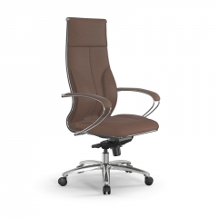 Кресло руководителя Мetta L 1m 46/K Infinity Easy Clean MPES Комплект 1 Светло-коричневое