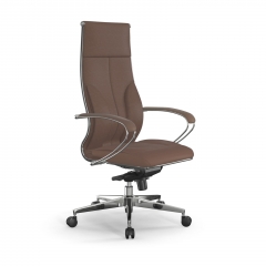 Кресло руководителя Мetta L 1m 46/K Infinity Easy Clean MPES Комплект 3 Светло-коричневое