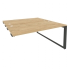 Барный стул Tetchair LANDO mod.4036 металл/дерево/экокожа, 59х51х93-114 см, высота сиденья 62-83 см, черный/орех/хром