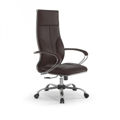 Кресло руководителя Мetta L 1m 46/K Infinity Easy Clean MPES Комплект 7 Темно-коричневое