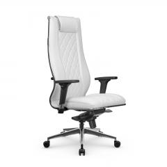 Кресло руководителя Мetta L 1m 50M/2D Infinity Easy Clean MPES Комплект 2 Белое