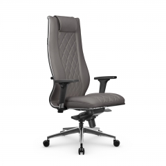 Кресло руководителя Мetta L 1m 50M/2D Infinity Easy Clean MPES Комплект 2 Серое