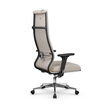 Кресло руководителя Метта Мetta L 1m 50M/2D Infinity Easy Clean MPES Комплект 3 Светло-бежевое