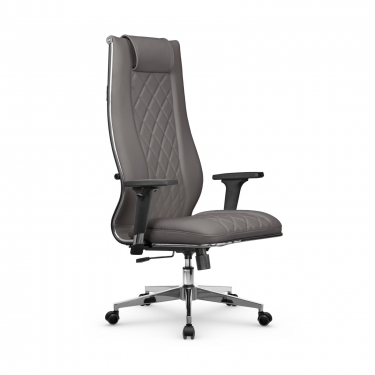 Кресло руководителя Метта Мetta L 1m 50M/2D Infinity Easy Clean MPES Комплект 3 Серое