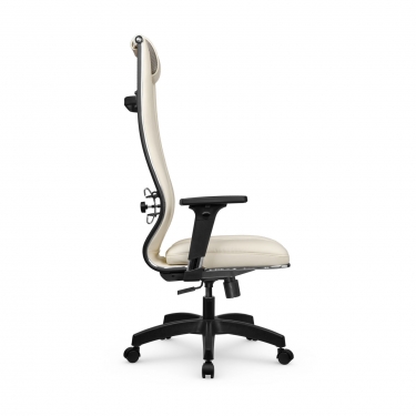 Кресло руководителя Метта Мetta L 1m 50M/2D Infinity Easy Clean MPES Комплект 4 Молочное