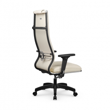 Кресло руководителя Метта Мetta L 1m 50M/2D Infinity Easy Clean MPES Комплект 4 Молочное