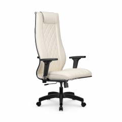 Кресло руководителя Мetta L 1m 50M/2D Infinity Easy Clean MPES Комплект 4 Молочное