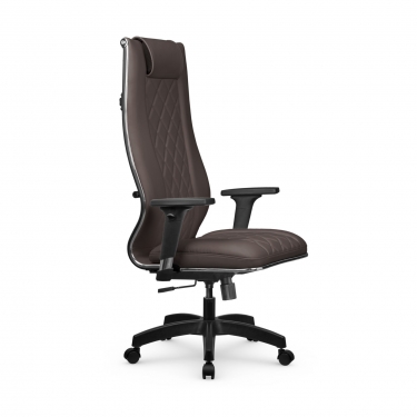 Кресло руководителя Метта Мetta L 1m 50M/2D Infinity Easy Clean MPES Комплект 4 Темно-коричневое