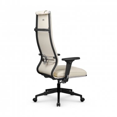 Кресло руководителя Метта Мetta L 1m 50M/2D Infinity Easy Clean MPES Комплект 6 Молочное