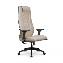 Кресло руководителя Мetta L 1m 50M/2D Infinity Easy Clean MPES Комплект 6 Темно-бежевое