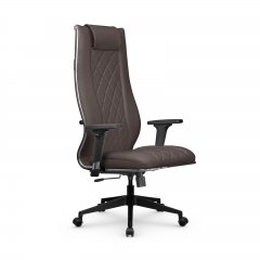 Кресло руководителя Мetta L 1m 50M/2D Infinity Easy Clean MPES Комплект 6 Темно-коричневое