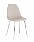 Стул Stool Group Валенсия SN chrome велюр Бежевый