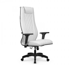 Кресло руководителя Мetta L 1m 50M/2D Infinity Easy Clean MPES Комплект 8 Белое