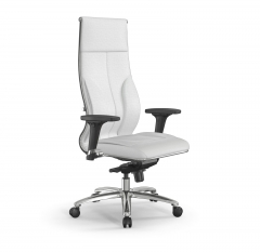 Кресло руководителя Мetta L 1m 46/2D Infinity Easy Clean MPES Комплект 1 Белое
