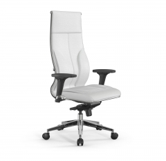 Кресло руководителя Мetta L 1m 46/2D Infinity Easy Clean MPES Комплект 2 Белое