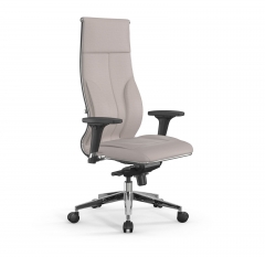 Кресло руководителя Мetta L 1m 46/2D Infinity Easy Clean MPES Комплект 2 Светло-бежевое