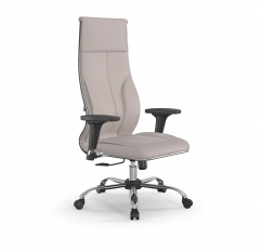 Кресло руководителя Мetta L 1m 46/2D Infinity Easy Clean MPES Комплект 5 Светло-бежевое
