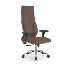 Кресло руководителя Мetta L 1m 46/2D Infinity Easy Clean MPES Комплект 8 Светло-коричневое