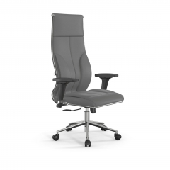 Кресло руководителя Мetta L 1m 46/2D Infinity Easy Clean MPES Комплект 8 Серое