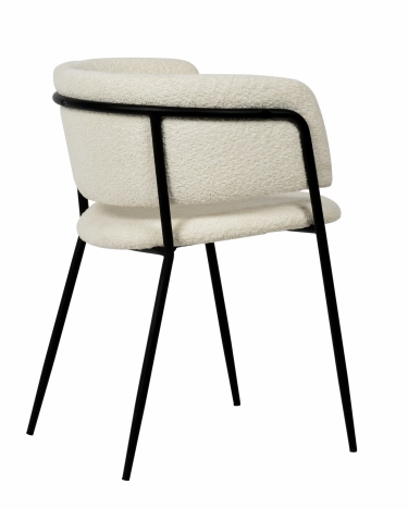 Стул Stool Group Нэлли ткань букле Белый