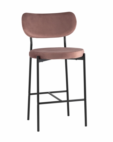 Cтул полубарный Stool Group Барбара NEW Пыльно-розовый